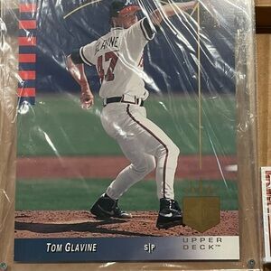 1993 Upper Deck Tom Glavine Authenticated Memorabilia unsealed Ltd Ed 232/1000